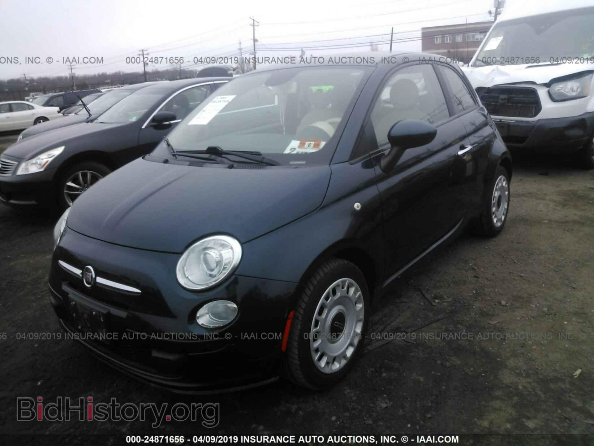2013 FIAT 500 - VIN: 3C3CFFAR9DT649028 - Фото 2