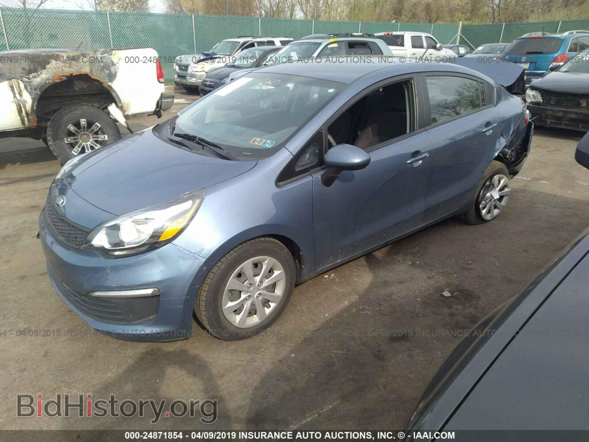 2016 KIA RIO - VIN: KNADM4A3XG6576043 - Фото 2