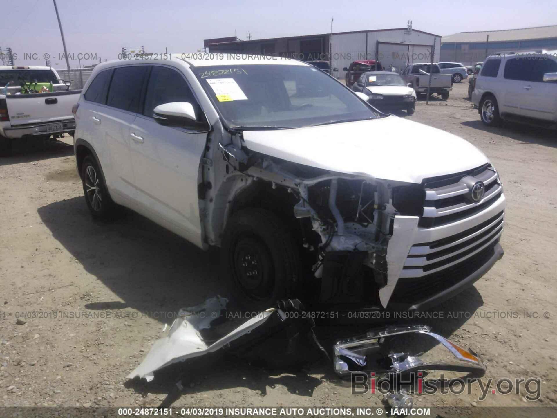 Photo 5TDZARFH5JS035279 - TOYOTA HIGHLANDER 2018