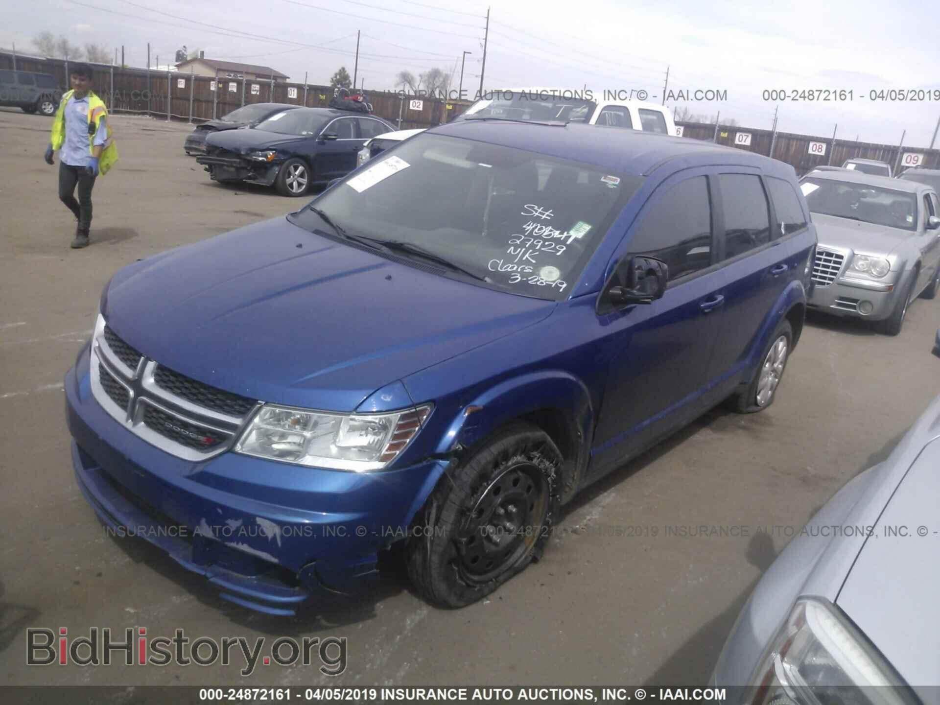 2015 DODGE JOURNEY - VIN: 3C4PDCAB6FT618049 - Фото 2