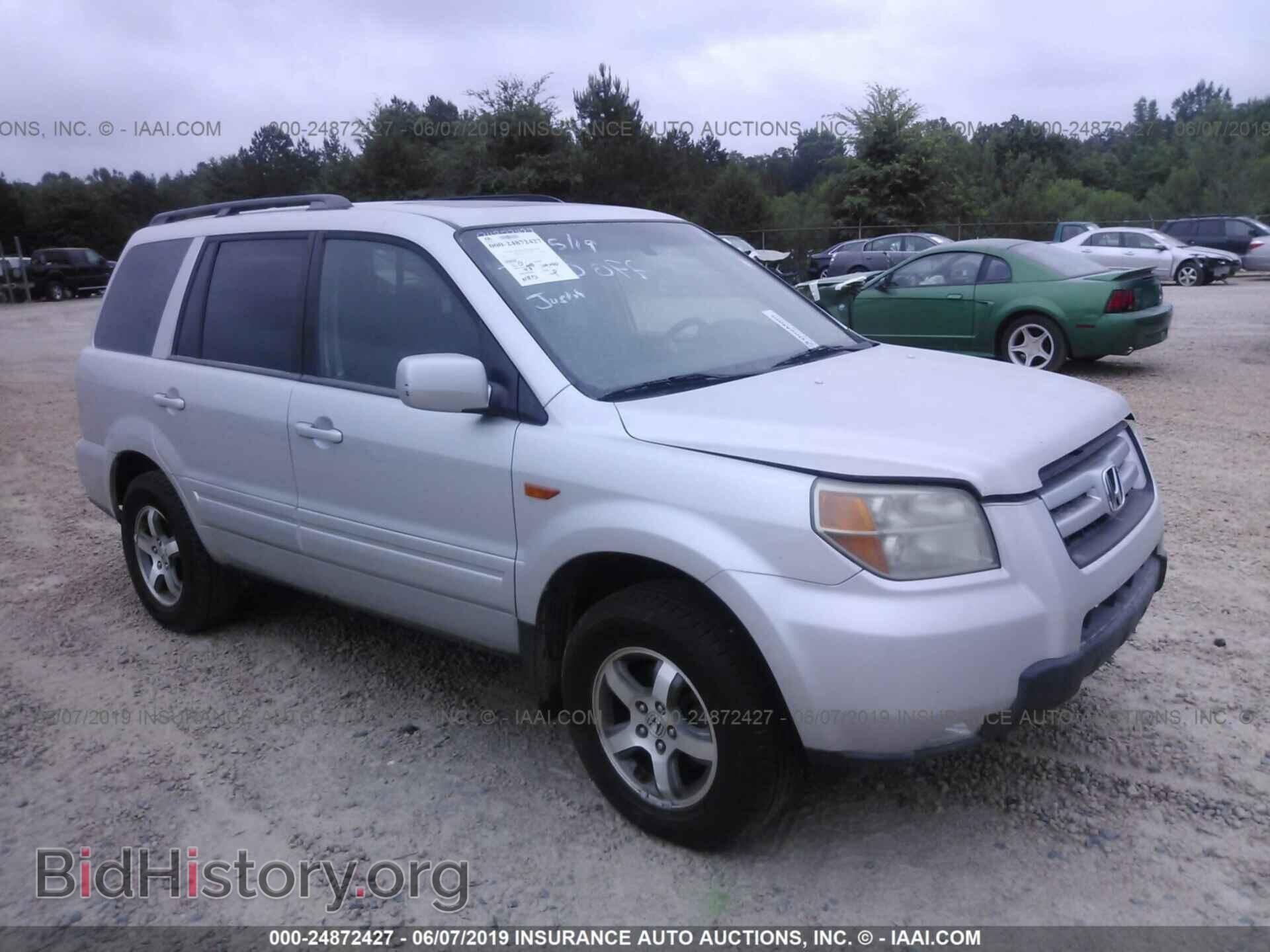 Фотография 5FNYF28766B036073 - HONDA PILOT 2006