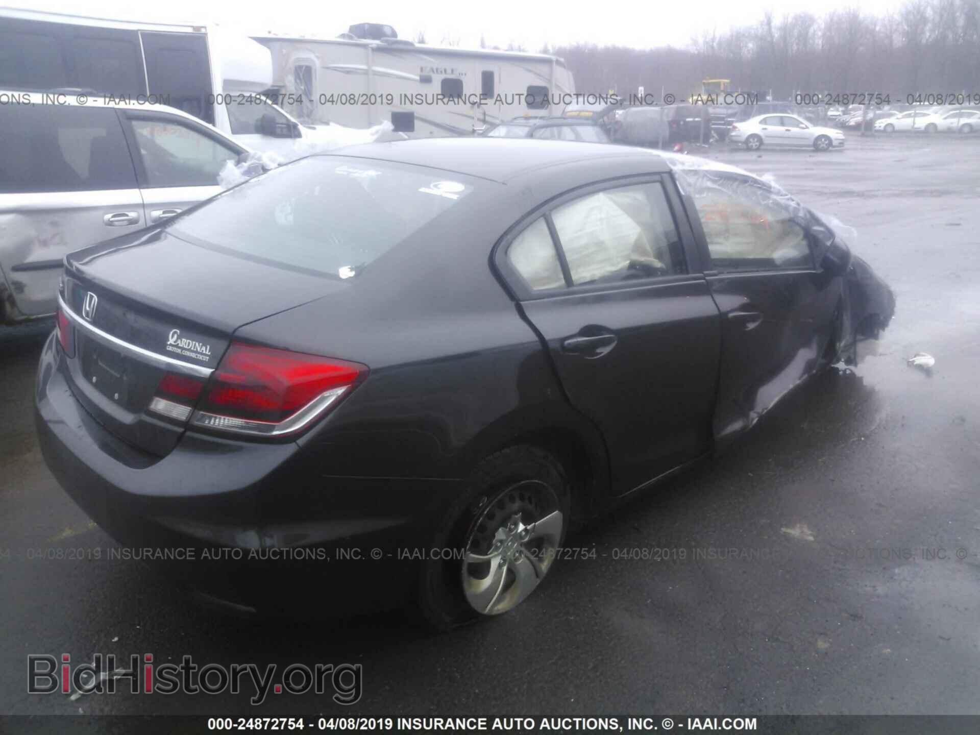 2013 HONDA CIVIC - VIN: 19XFB2F52DE224127 - Фото 4