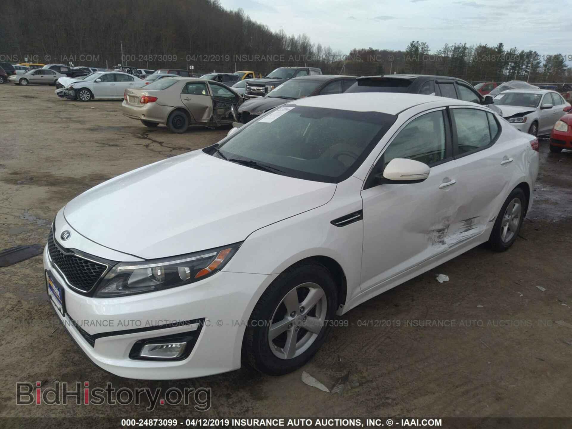 2015 KIA OPTIMA - VIN: KNAGM4A70F5540382 - Photo 2