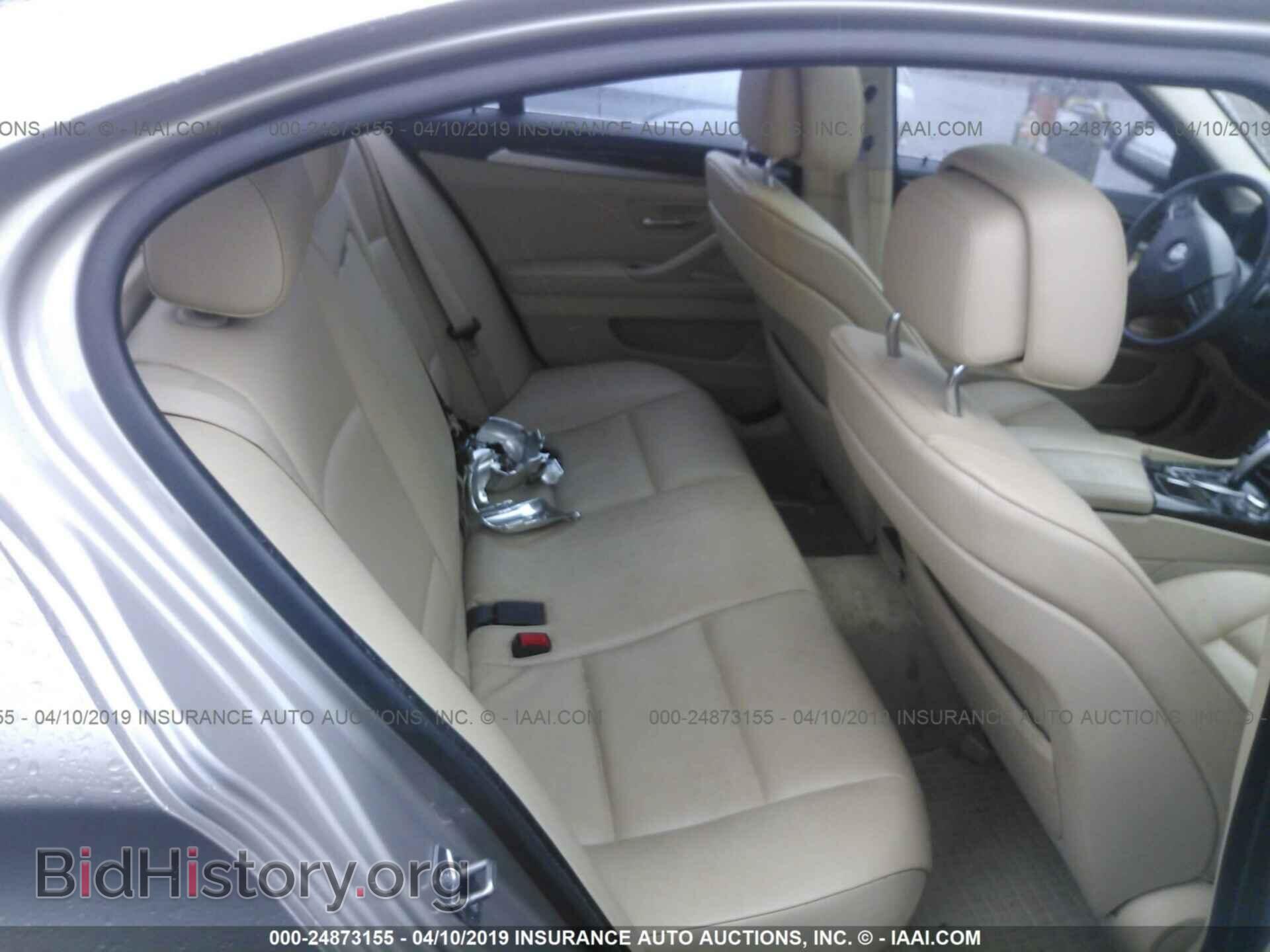 2012 BMW 528 - VIN: WBAXH5C5XCDW09005 - Фото 8
