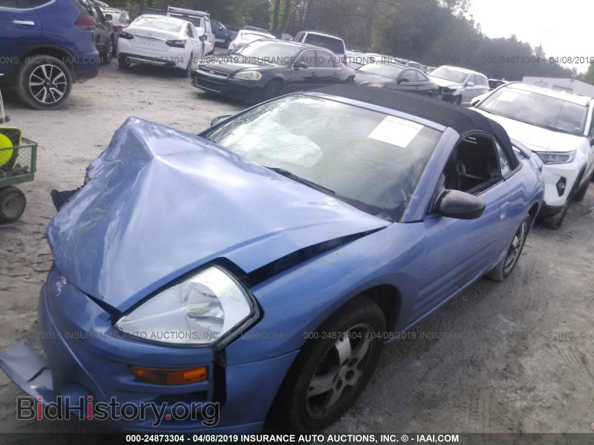 2003 MITSUBISHI ECLIPSE - VIN: 4A3AE45GX3E193040 - Фото 2