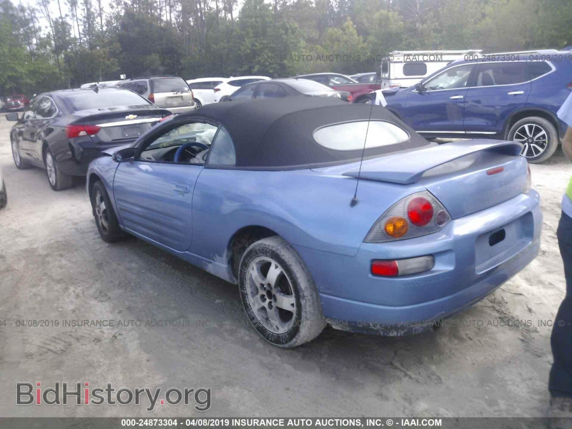 2003 MITSUBISHI ECLIPSE - VIN: 4A3AE45GX3E193040 - Фото 3
