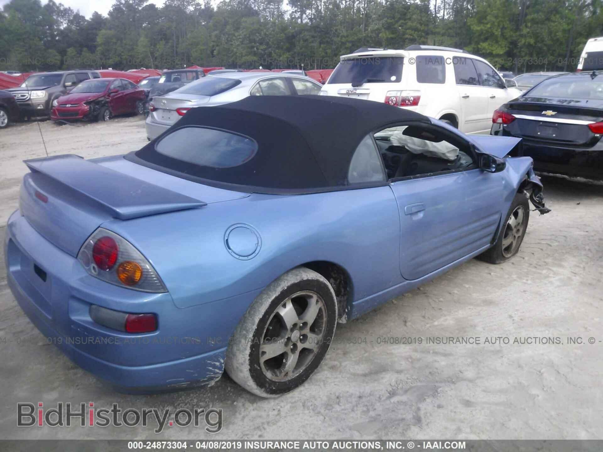 2003 MITSUBISHI ECLIPSE - VIN: 4A3AE45GX3E193040 - Фото 4