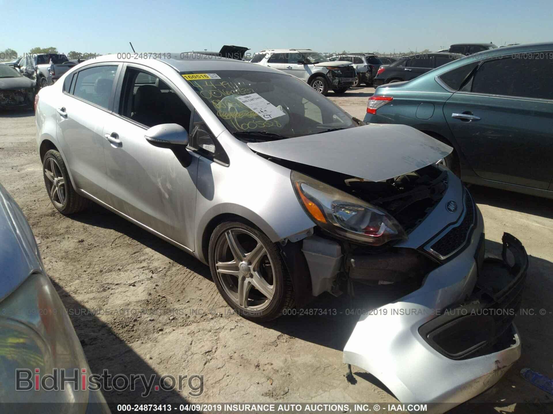 Фотография KNADN4A32D6160528 - KIA RIO 2013