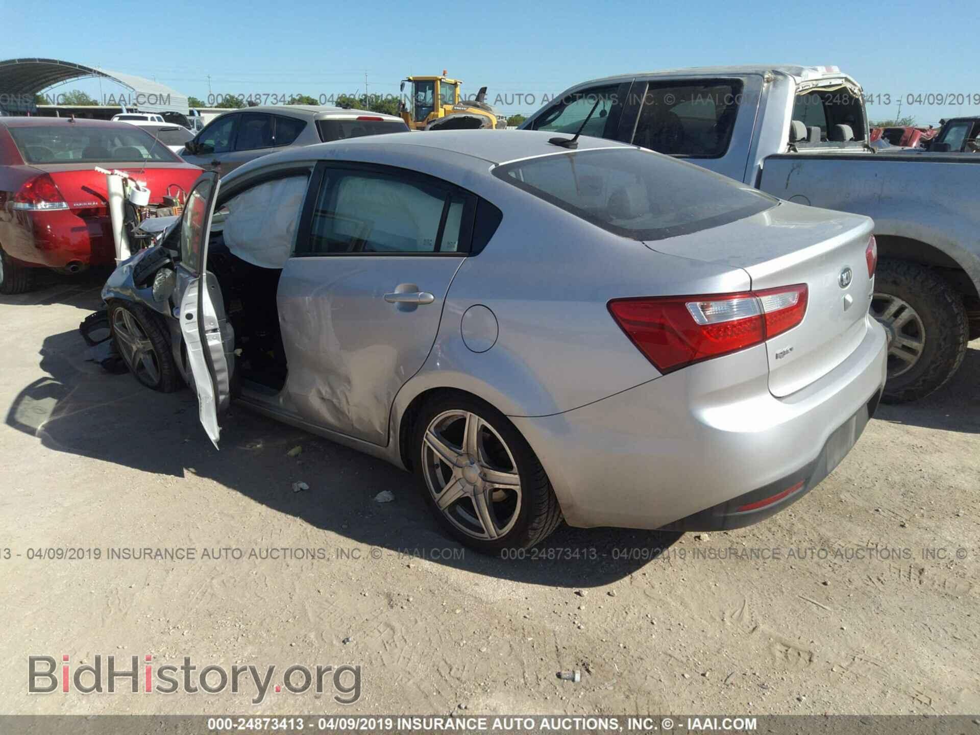 2013 KIA RIO - VIN: KNADN4A32D6160528 - Фото 3