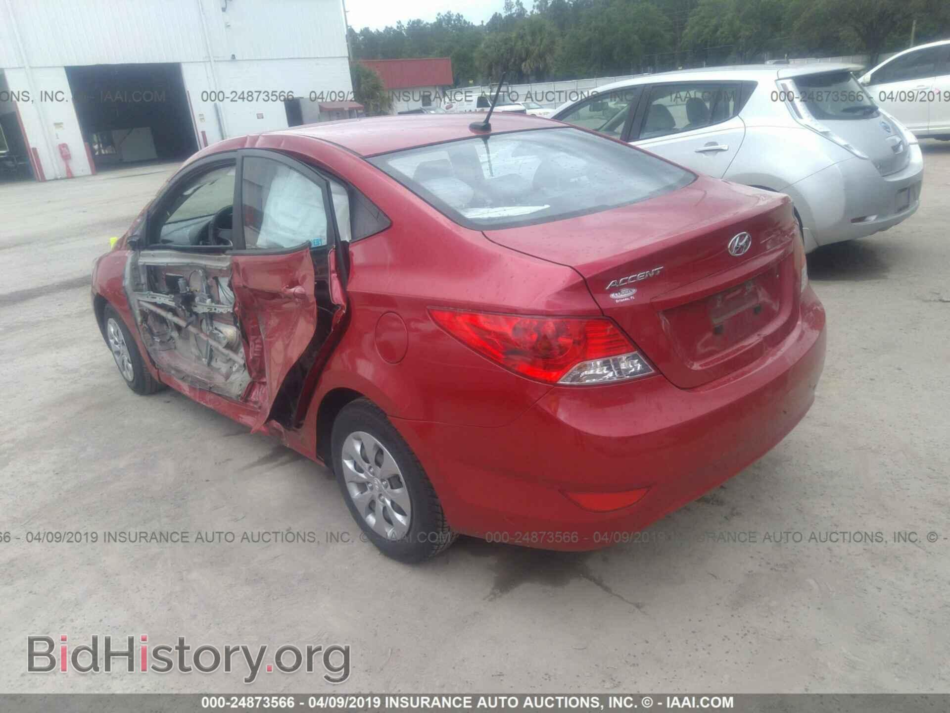 2015 HYUNDAI ACCENT - VIN: KMHCT4AEXFU905882 - Фото 3
