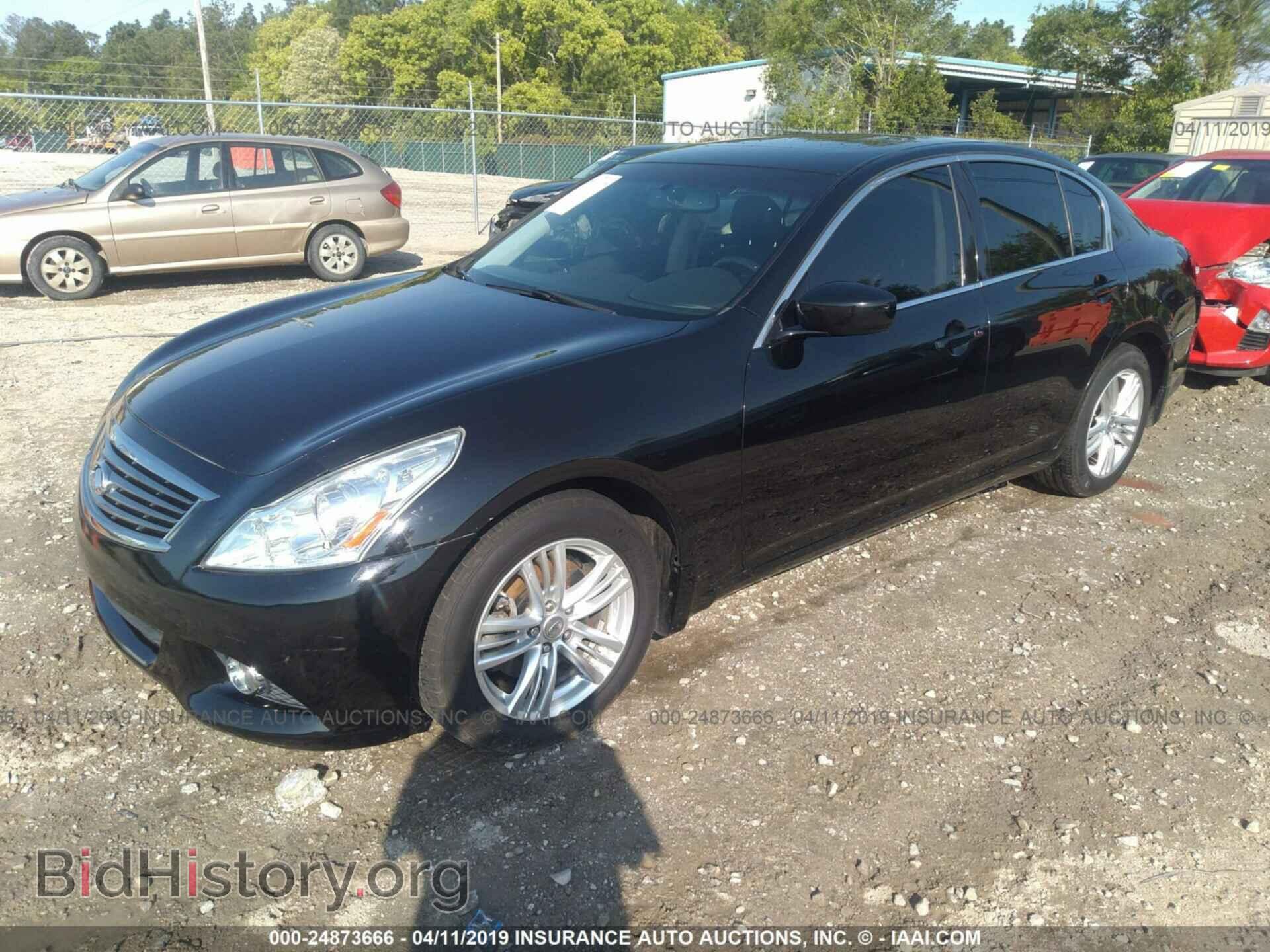 2012 INFINITI G37 - VIN: JN1CV6AR1CM972768 - Фото 2