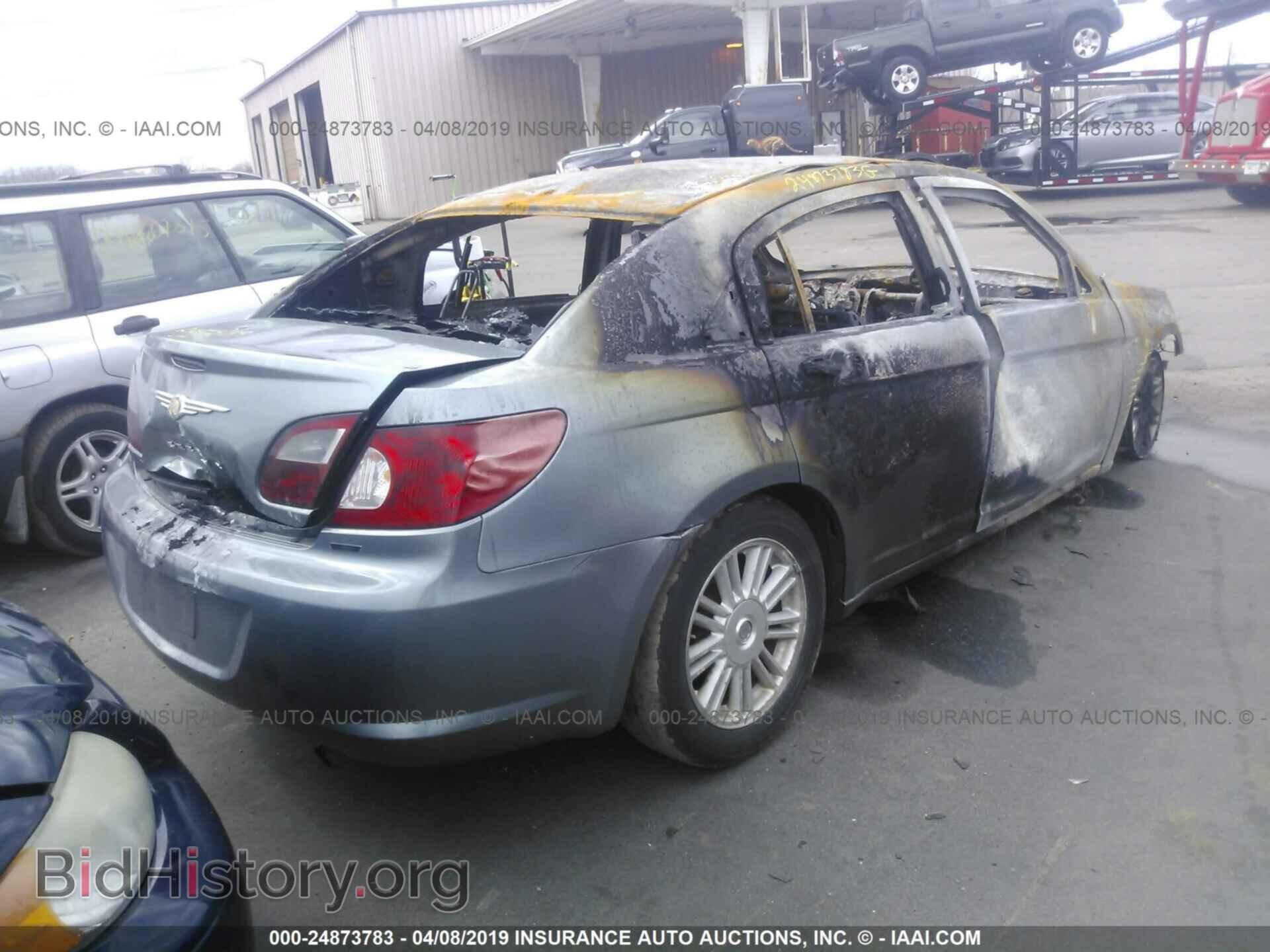 2007 CHRYSLER SEBRING - VIN: 1C3LC56KX7N513929 - Фото 4