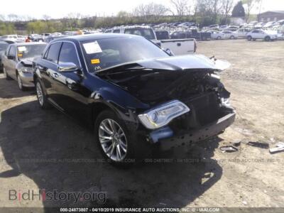 2016 Chrysler 300C, black — VIN 2C3CCAEG4GH277874, IAAI