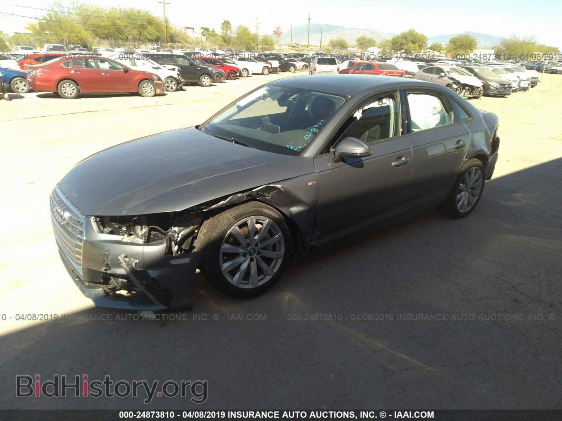 2018 AUDI A4 - VIN: WAUDNAF46JN020340 - Фото 2
