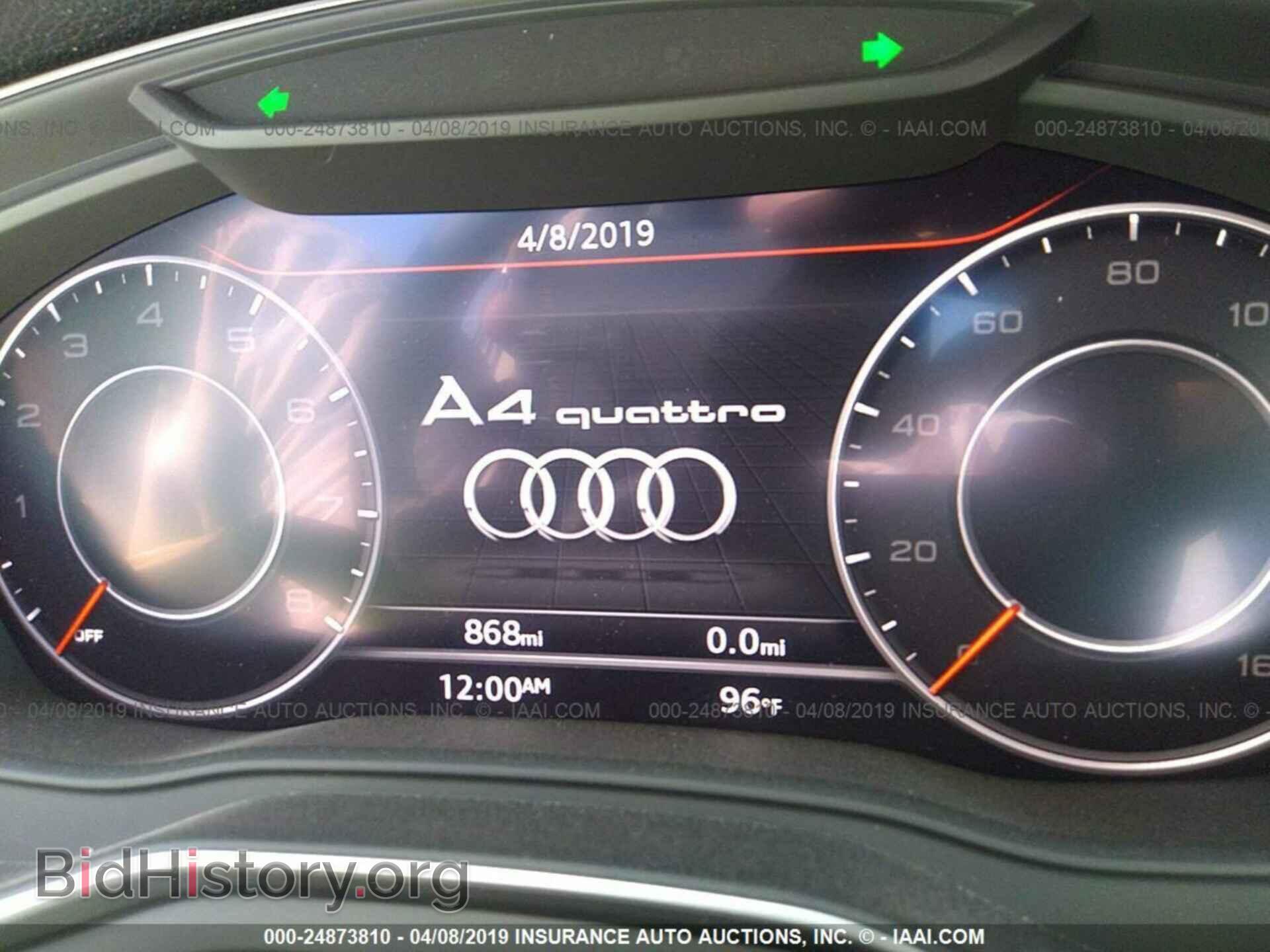 2018 AUDI A4 - VIN: WAUDNAF46JN020340 - Фото 7