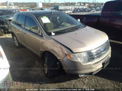 2007 Ford EDGE, золотистый — VIN 2FMDK38C97BB68946, IAAI
