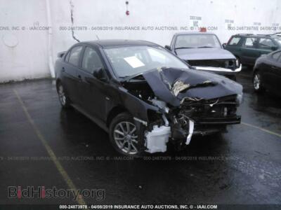 2015 Mitsubishi LANCER ES, черный — VIN JA32U2FU2FU013948, IAAI