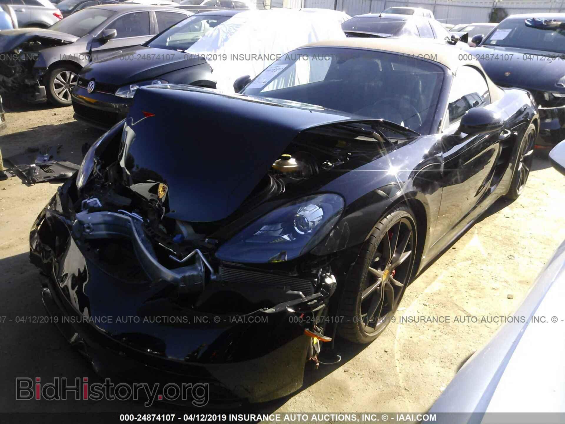 2018 PORSCHE BOXSTER - VIN: WP0CB2A80JS229176 - Фото 2