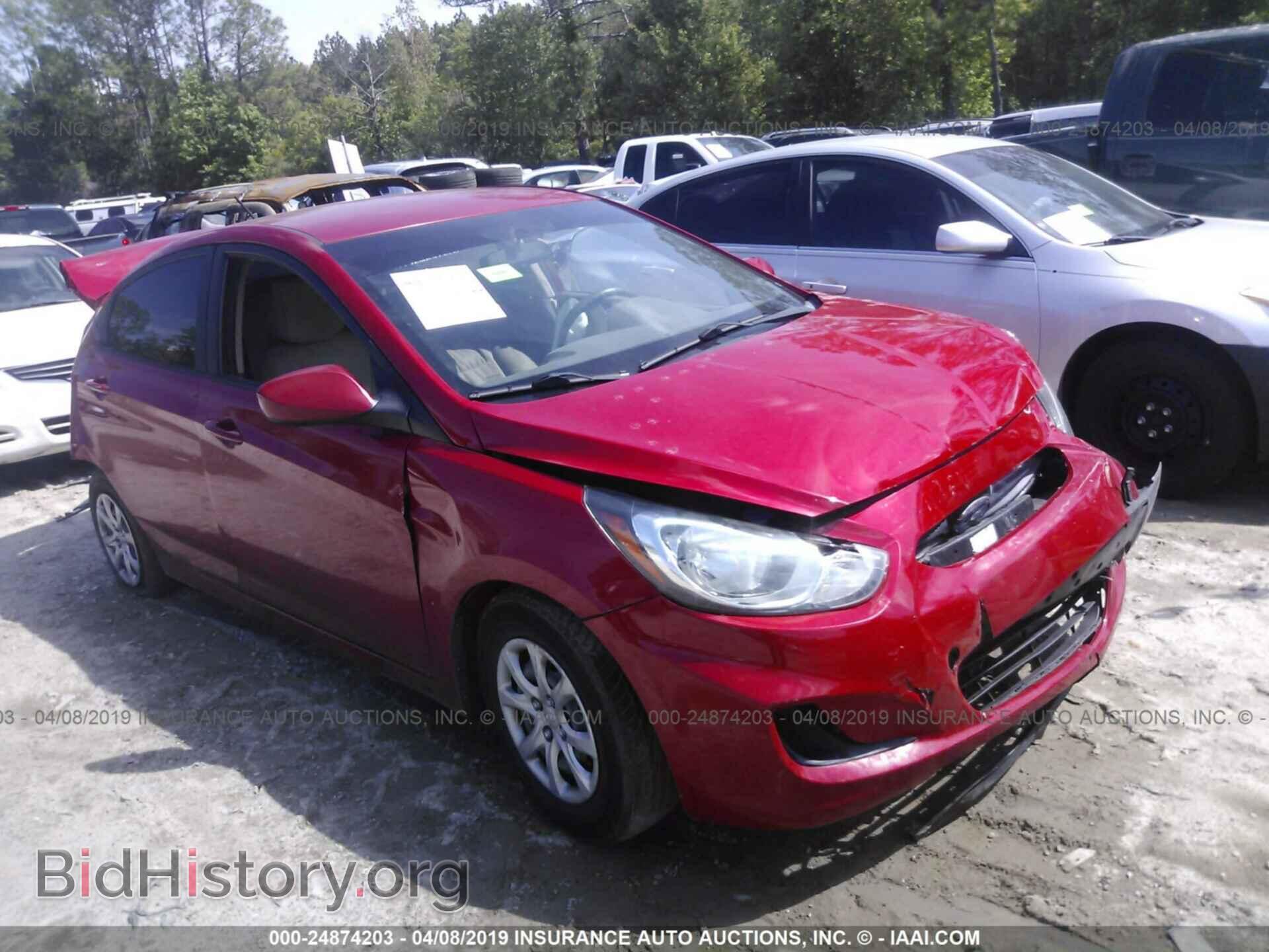 Фотография KMHCT4AE1CU260177 - HYUNDAI ACCENT 2012