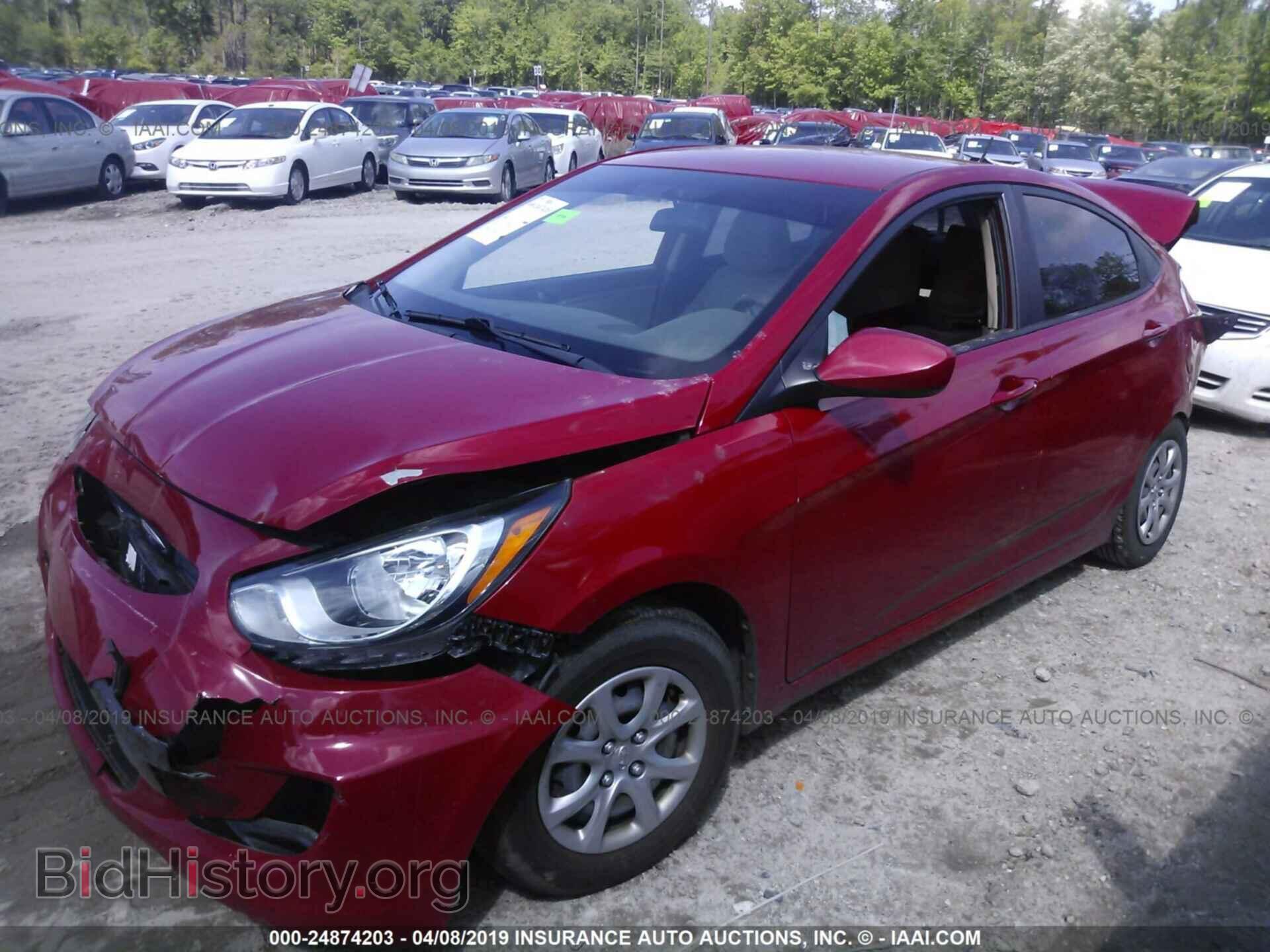 2012 HYUNDAI ACCENT - VIN: KMHCT4AE1CU260177 - Фото 2