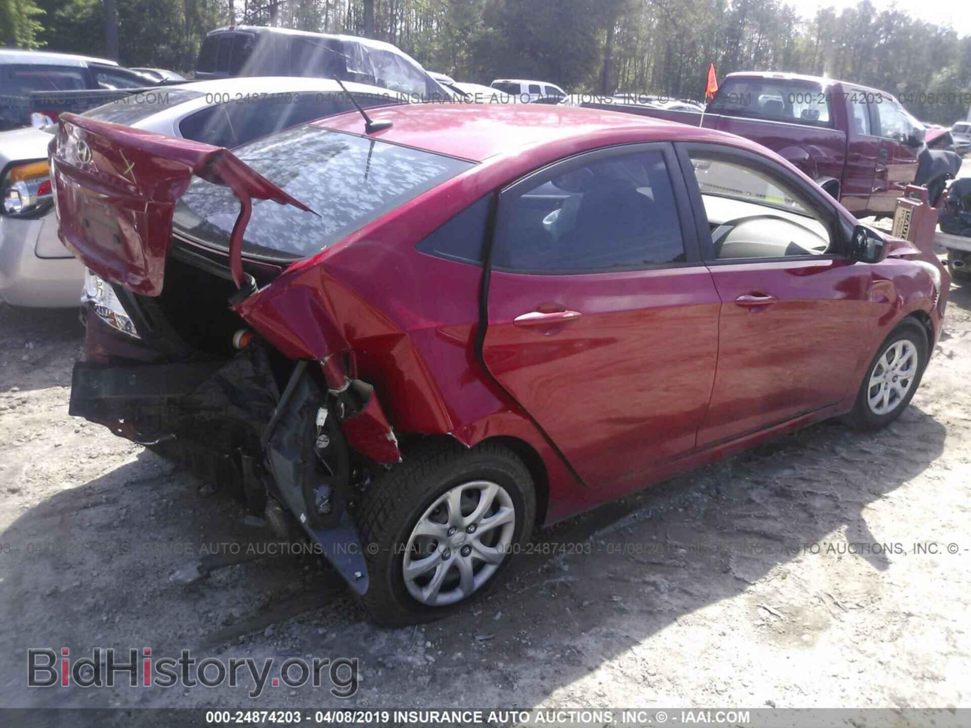 2012 HYUNDAI ACCENT - VIN: KMHCT4AE1CU260177 - Фото 4
