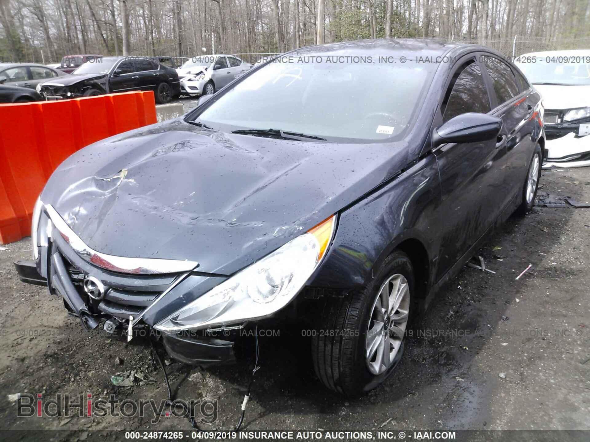2014 HYUNDAI SONATA - VIN: 5NPEB4AC9EH843396 - Photo 2