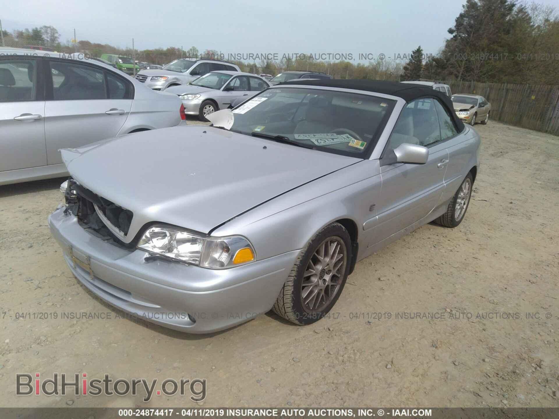 2004 VOLVO C70 - VIN: YV1NC63D64J048711 - Фото 2