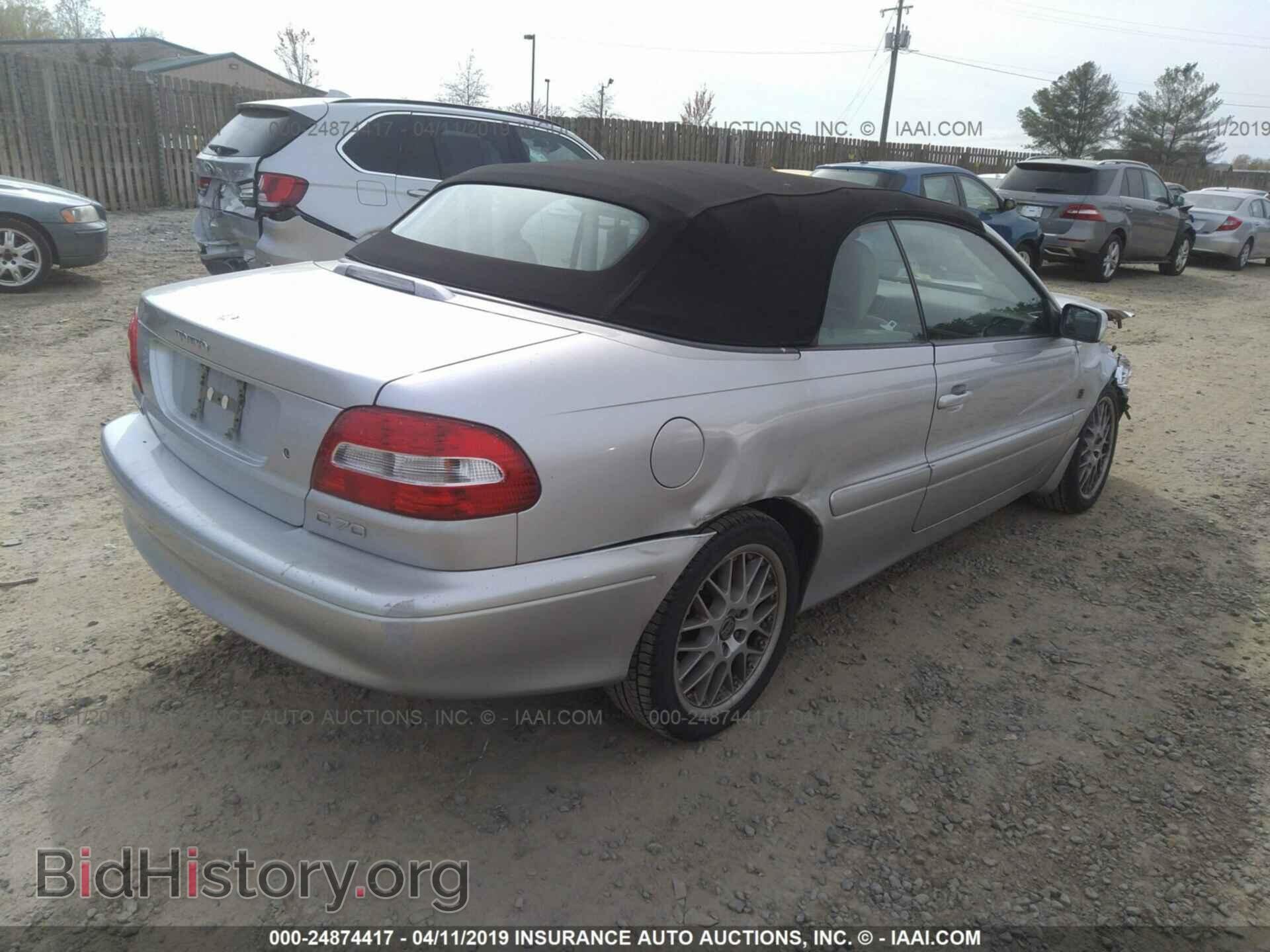 2004 VOLVO C70 - VIN: YV1NC63D64J048711 - Фото 4