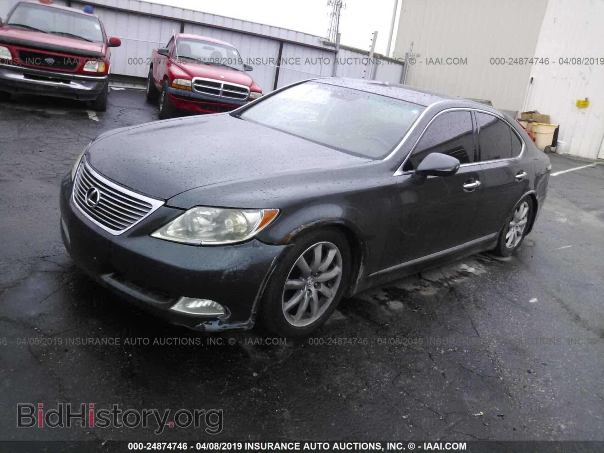 2007 LEXUS LS - VIN: JTHBL46F875034962 - Фото 2