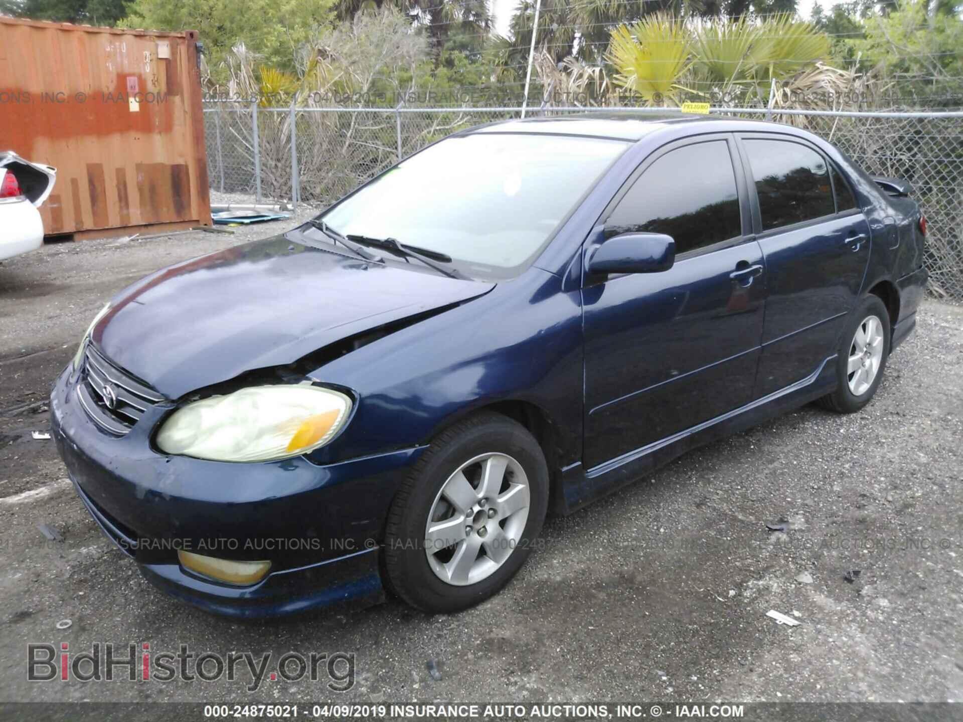 2003 TOYOTA COROLLA - VIN: 2T1BR32E83C112807 - Фото 2
