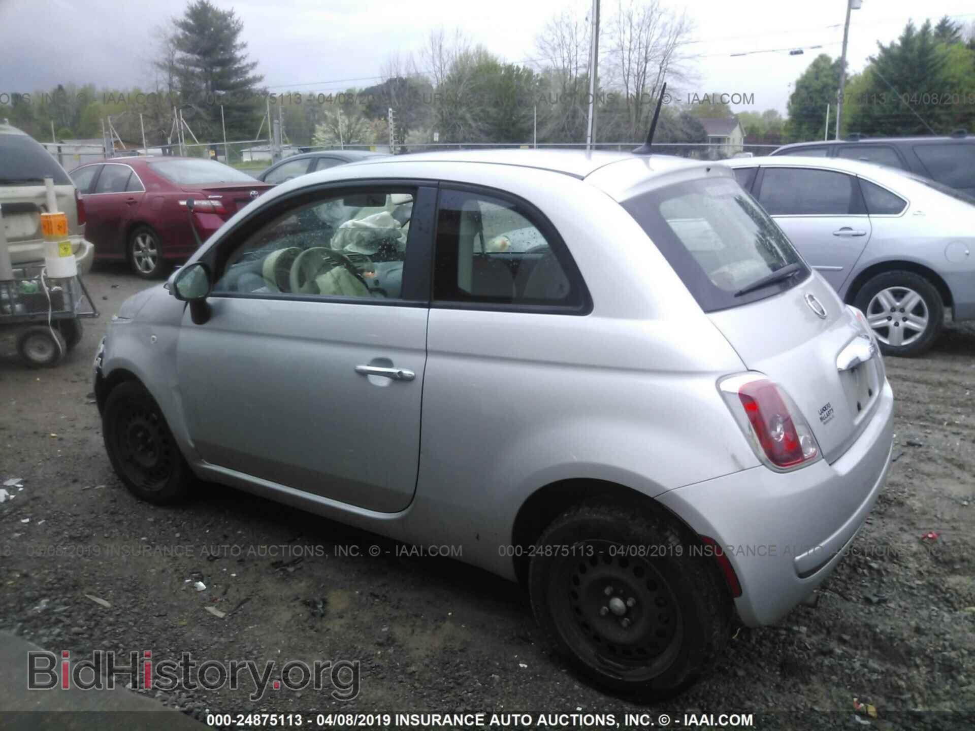 2012 FIAT 500 - VIN: 3C3CFFAR1CT114581 - Photo 3