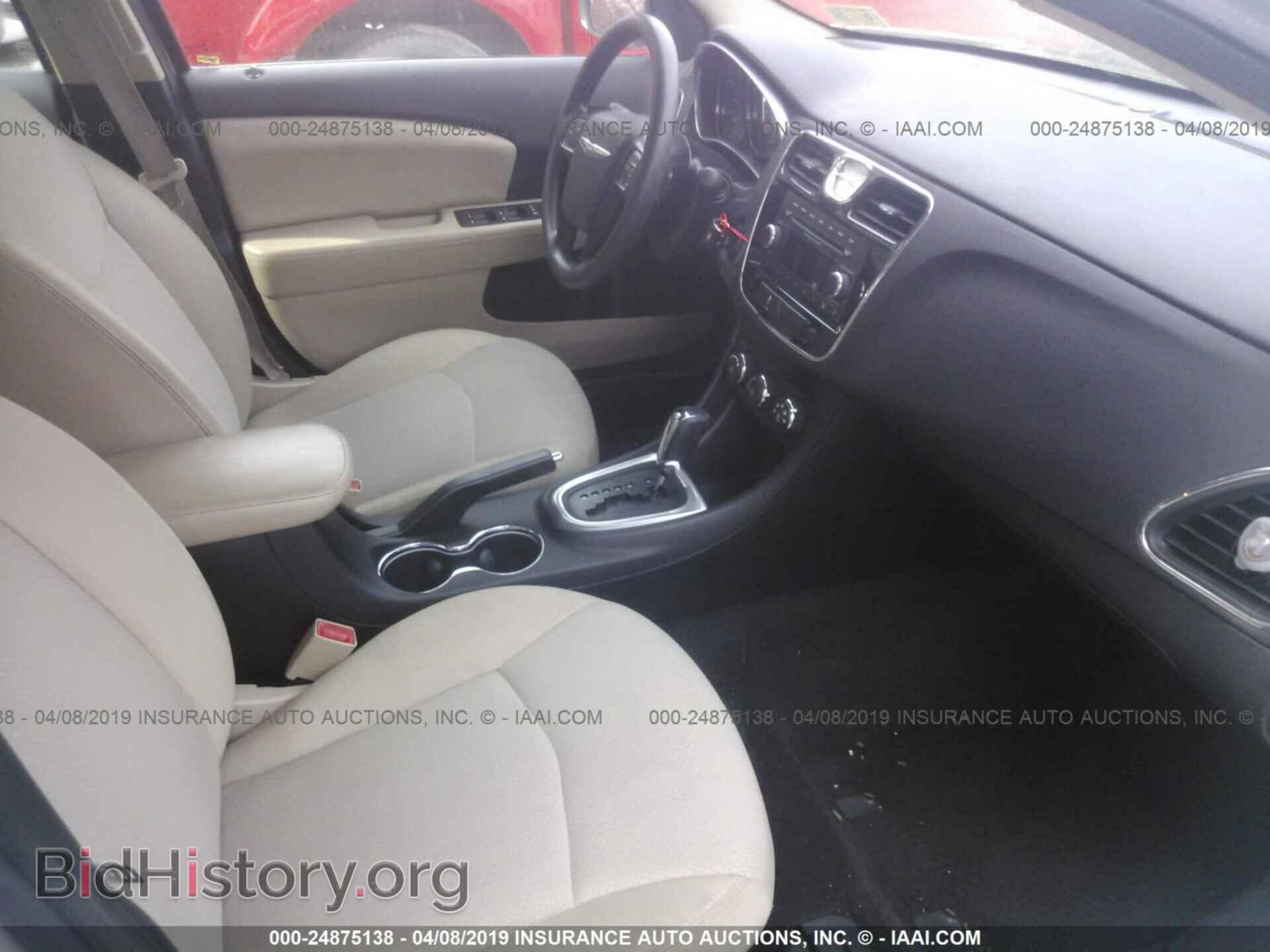 2012 CHRYSLER 200 - VIN: 1C3CCBAB5CN101286 - Фото 5