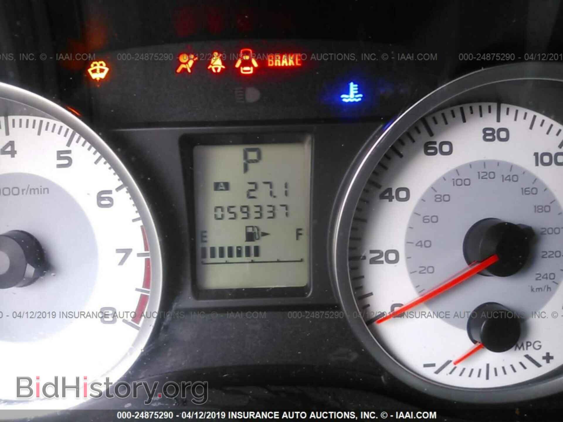 2012 SUBARU IMPREZA - VIN: JF1GJAC66CH025689 - Фото 7