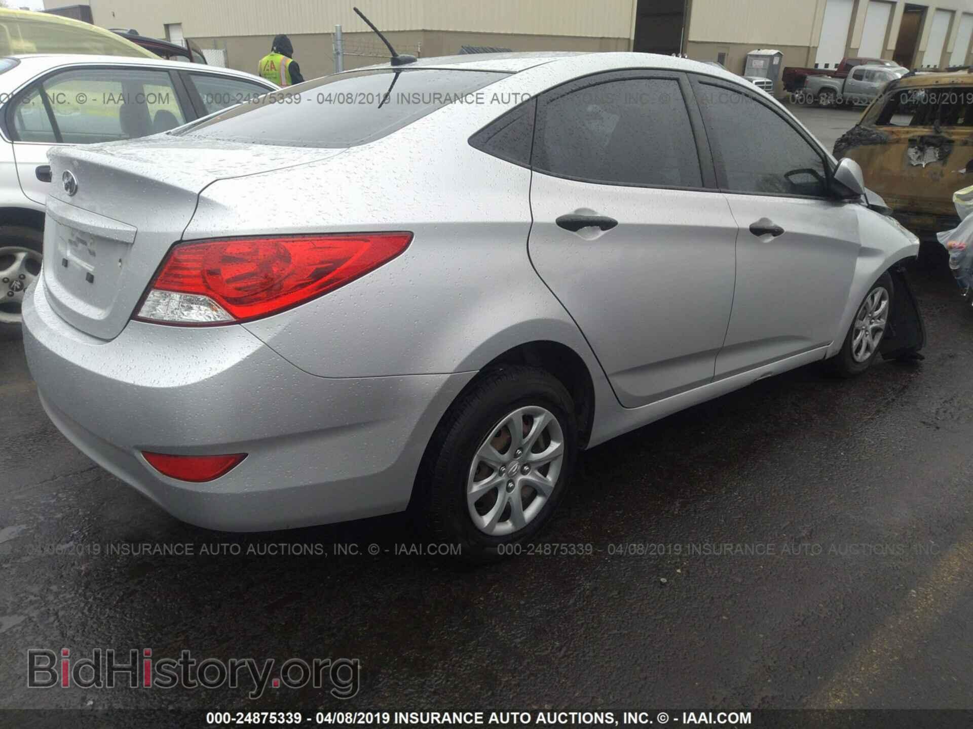 2012 HYUNDAI ACCENT - VIN: KMHCT4AE2CU074650 - Фото 4