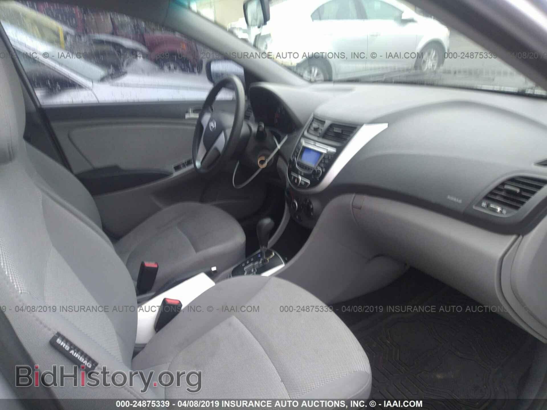 2012 HYUNDAI ACCENT - VIN: KMHCT4AE2CU074650 - Фото 5