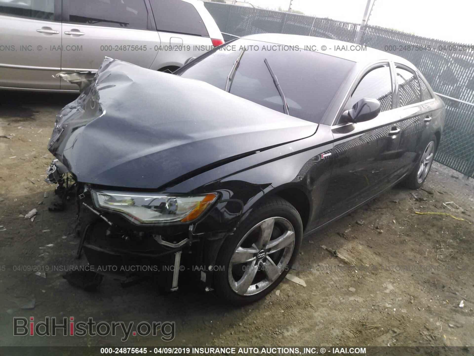 2012 AUDI A6 - VIN: WAUGGAFC9CN035979 - Фото 2