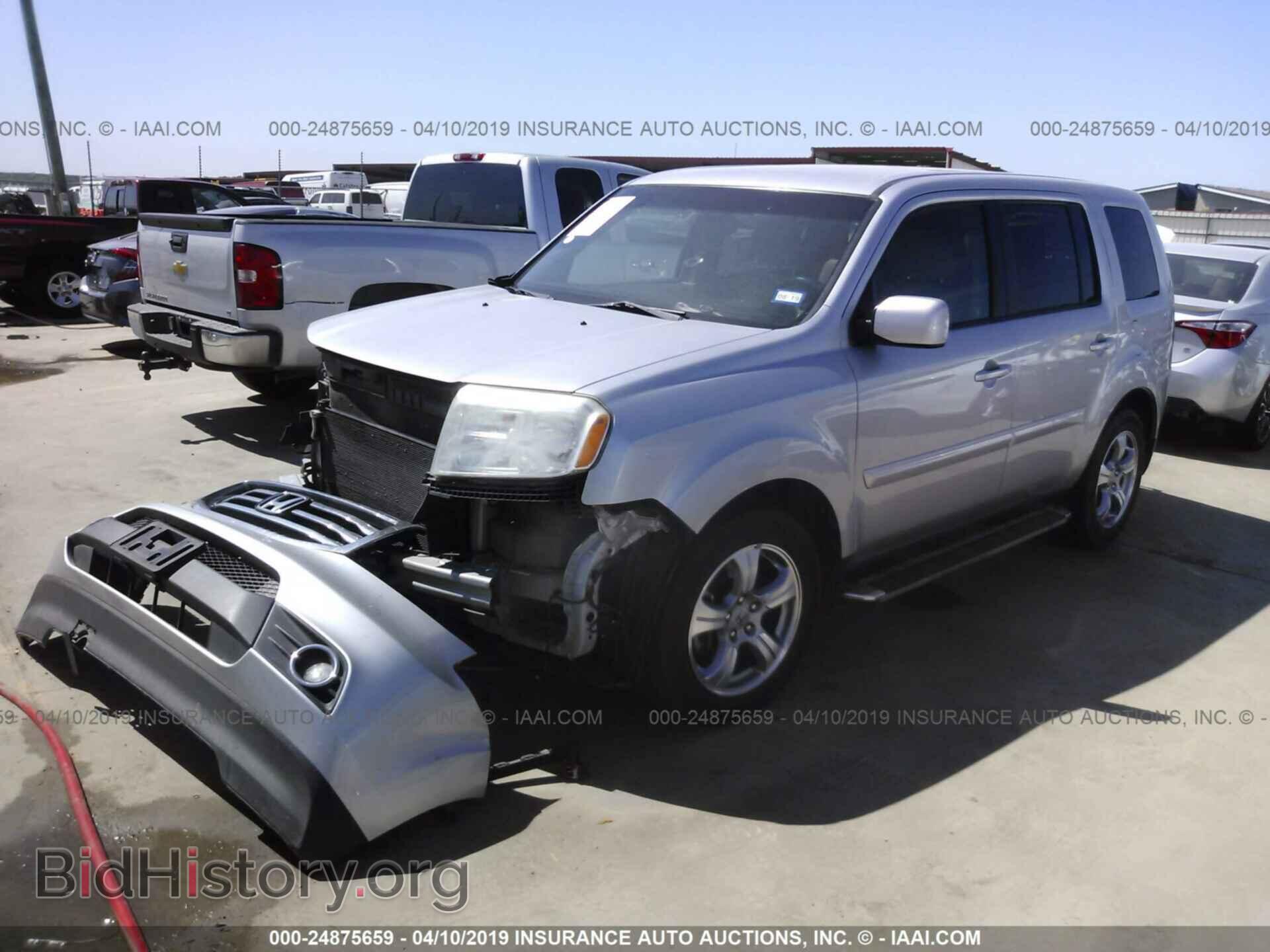 2012 HONDA PILOT - VIN: 5FNYF3H40CB038411 - Фото 2