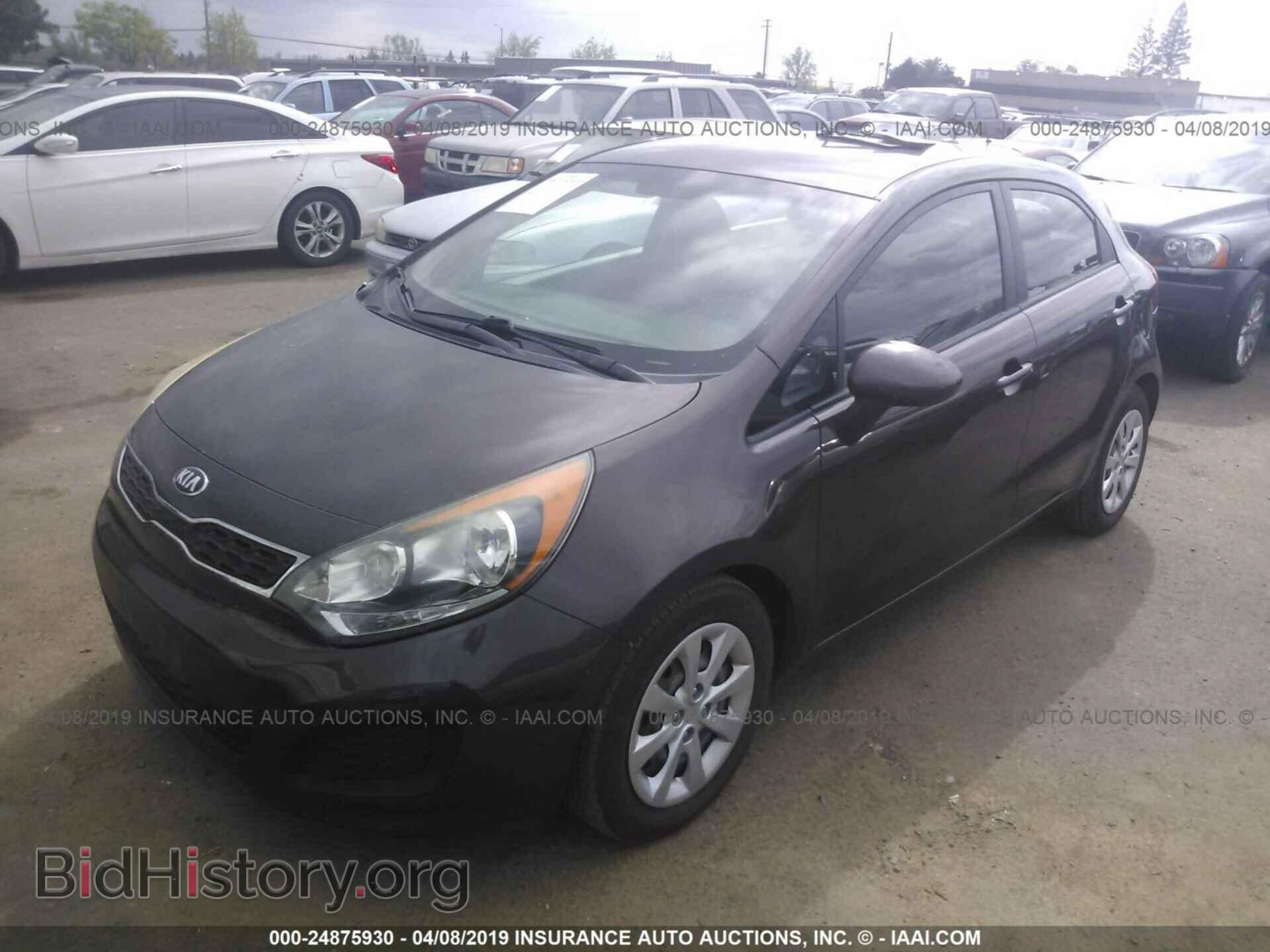 2013 KIA RIO - VIN: KNADN5A34D6200212 - Фото 2