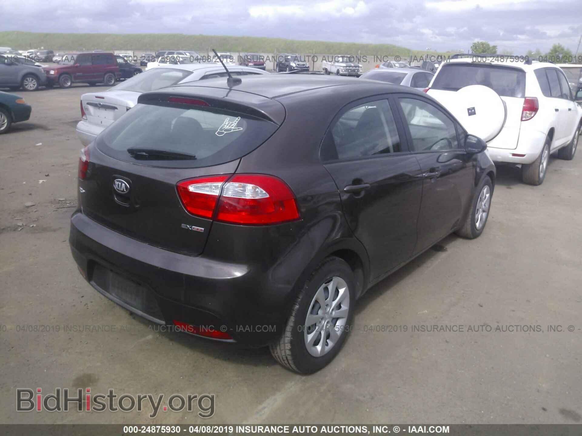 2013 KIA RIO - VIN: KNADN5A34D6200212 - Фото 4
