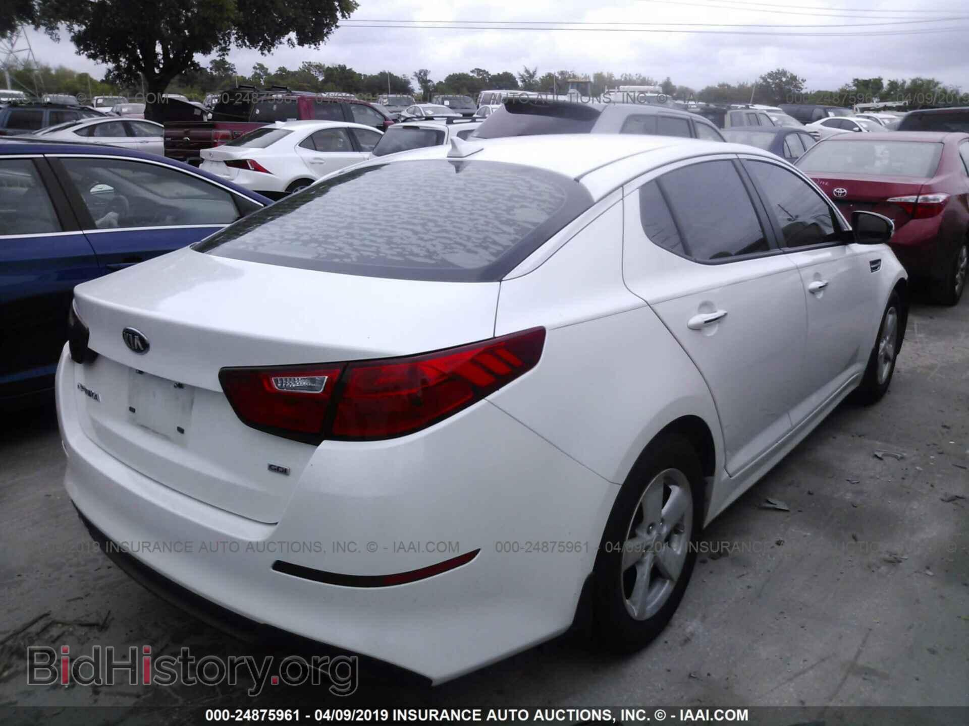 2014 KIA OPTIMA - VIN: KNAGM4A75E5470098 - Photo 4