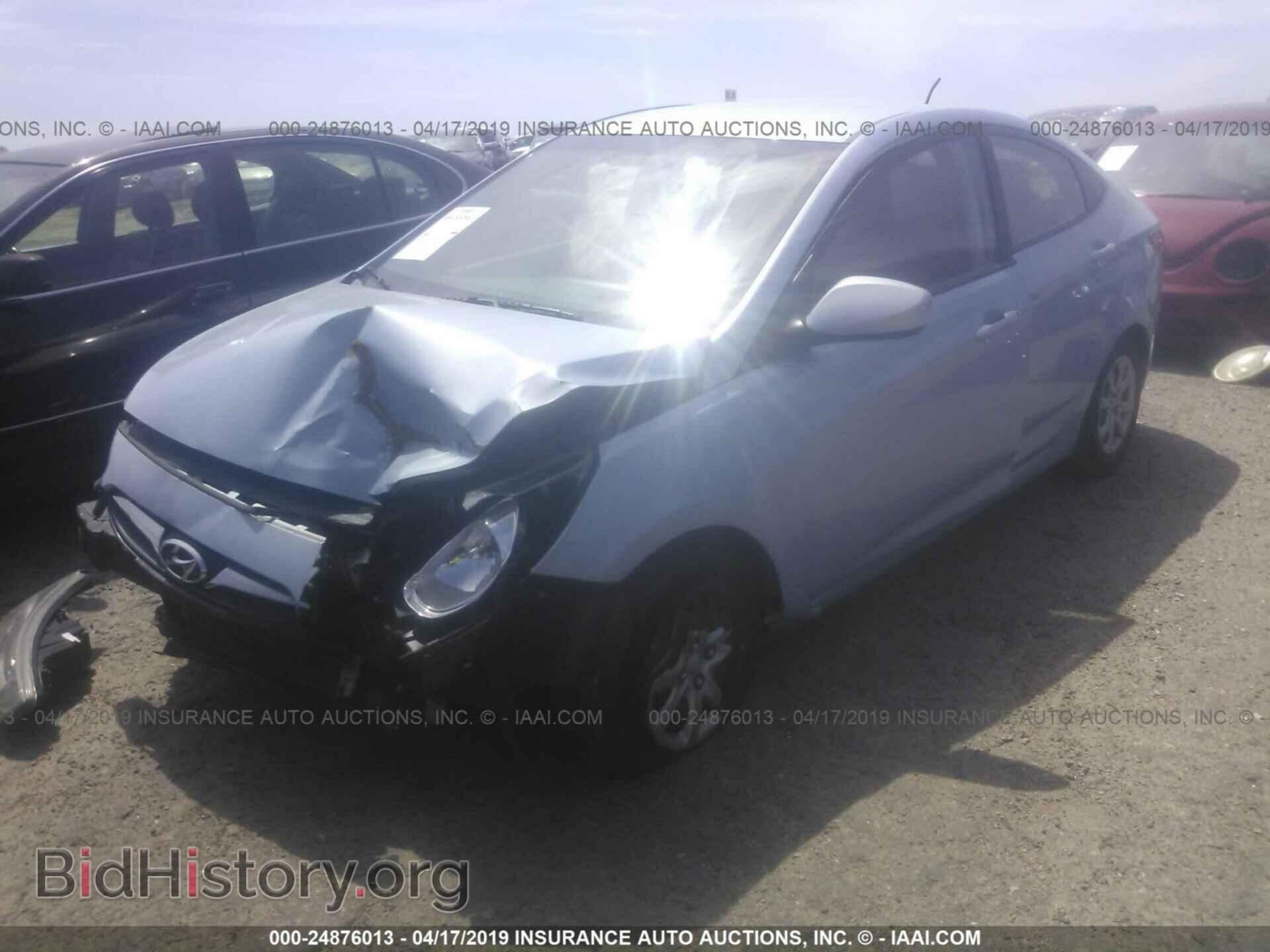 2013 HYUNDAI ACCENT - VIN: KMHCT4AE7DU446419 - Фото 2