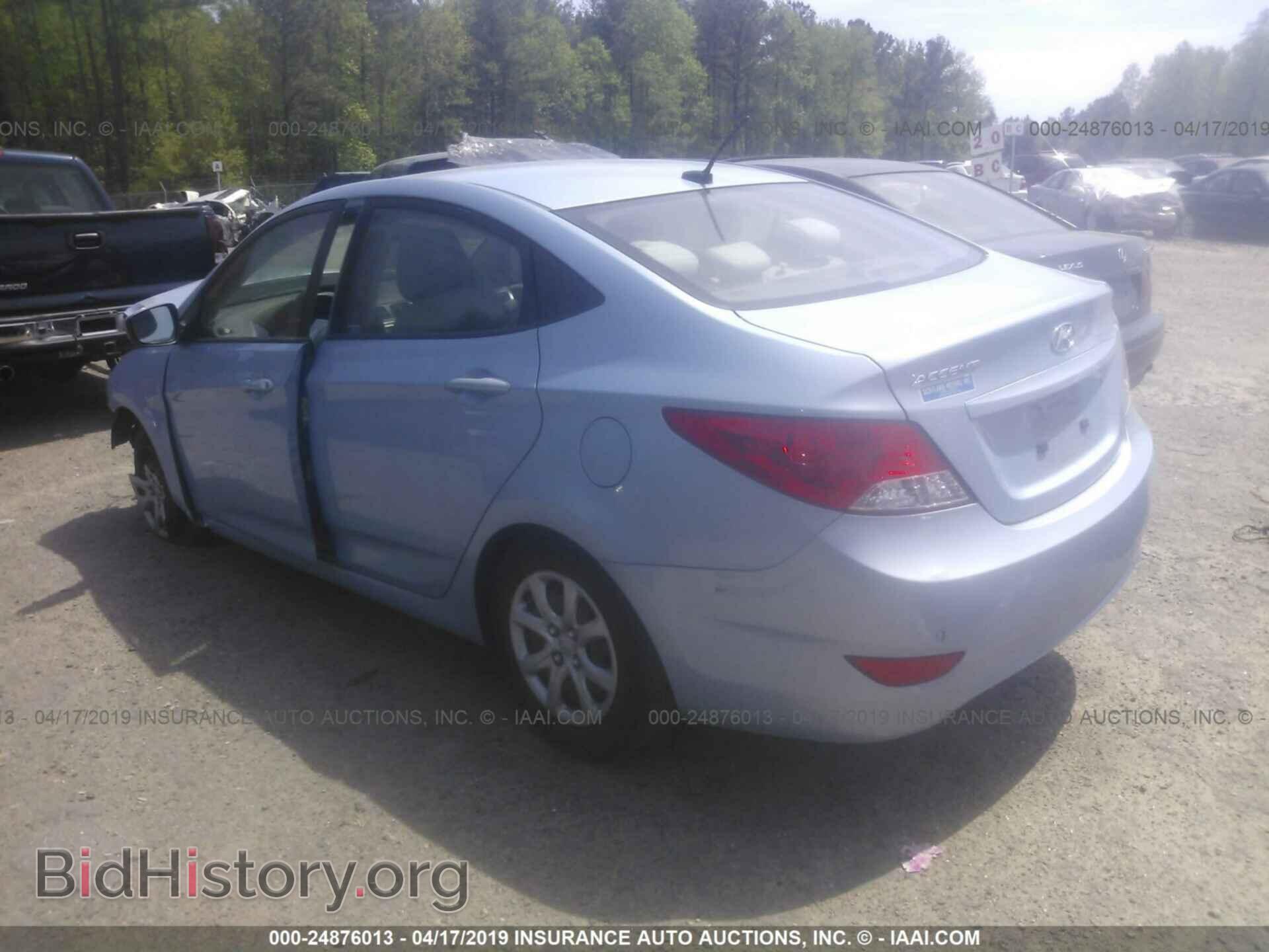 2013 HYUNDAI ACCENT - VIN: KMHCT4AE7DU446419 - Фото 3