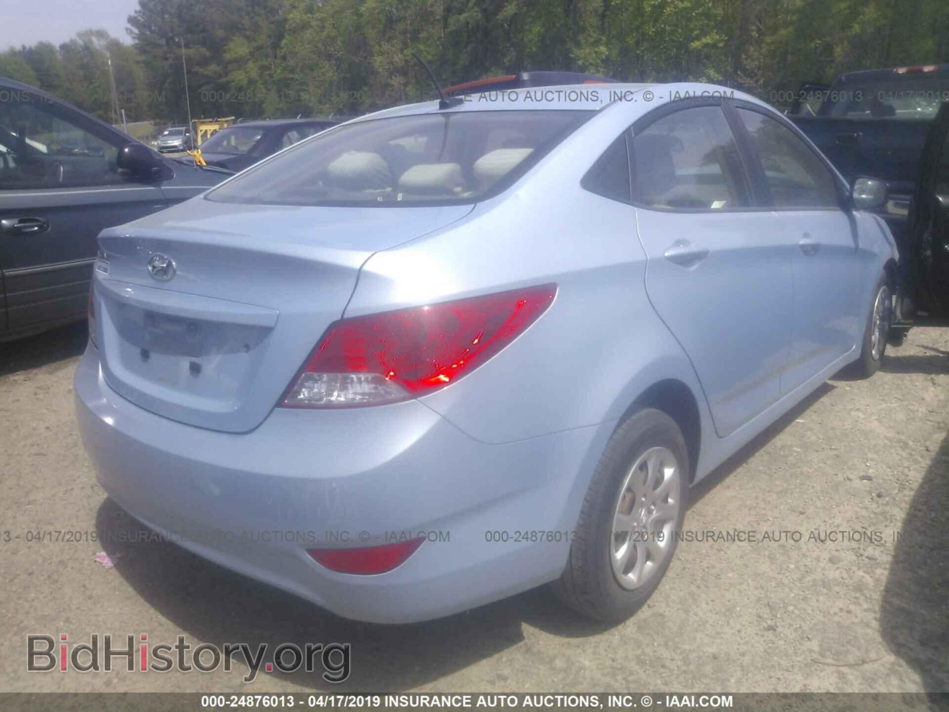 2013 HYUNDAI ACCENT - VIN: KMHCT4AE7DU446419 - Фото 4