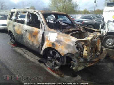 2014 Honda PILOT EXL, white — VIN 5FNYF4H57EB008064, IAAI