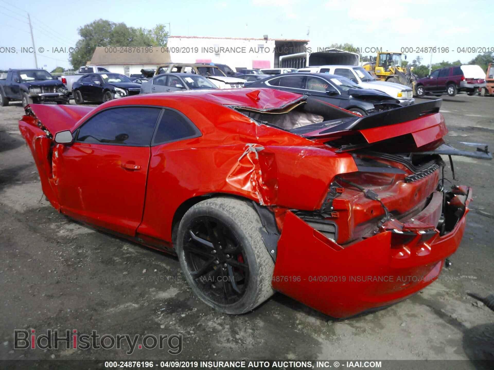 2013 CHEVROLET CAMARO - VIN: 2G1FT1EW7D9165455 - Фото 3