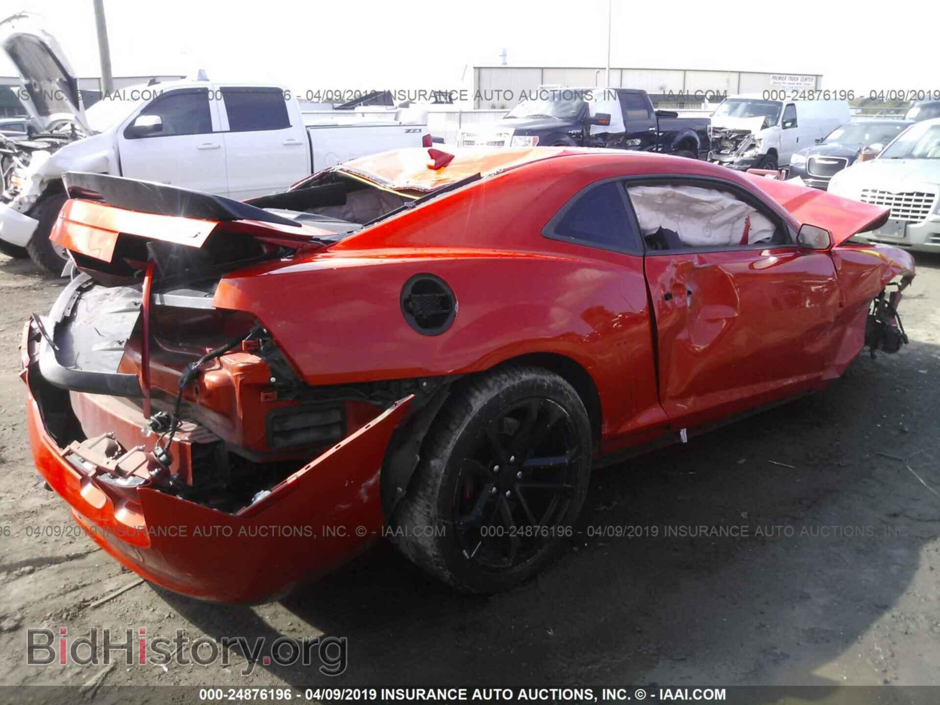 2013 CHEVROLET CAMARO - VIN: 2G1FT1EW7D9165455 - Фото 4