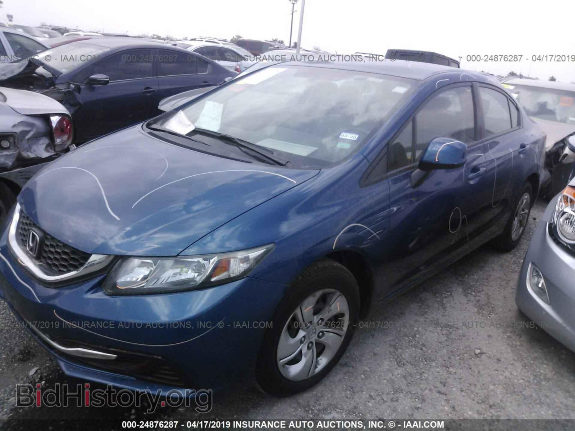 2013 HONDA CIVIC - VIN: 2HGFB2F57DH532674 - Фото 2