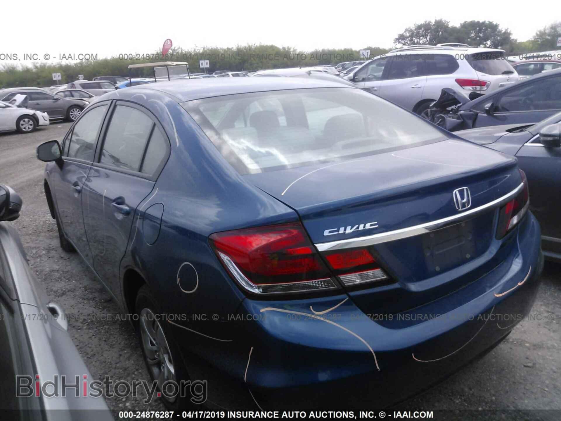 2013 HONDA CIVIC - VIN: 2HGFB2F57DH532674 - Фото 3