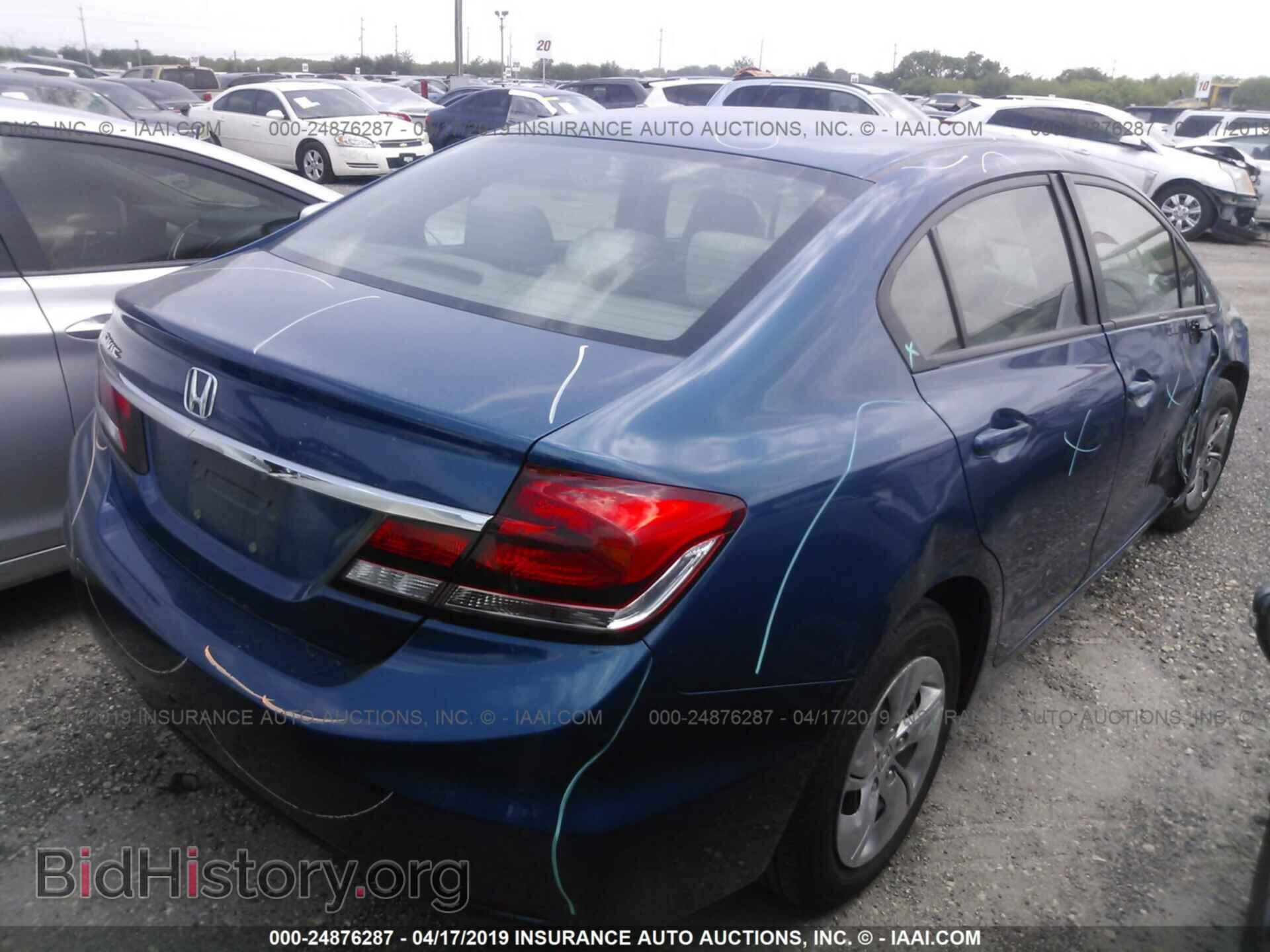 2013 HONDA CIVIC - VIN: 2HGFB2F57DH532674 - Фото 4