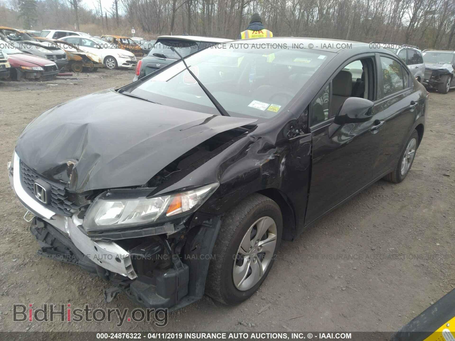 2013 HONDA CIVIC - VIN: 19XFB2F5XDE211271 - Фото 2